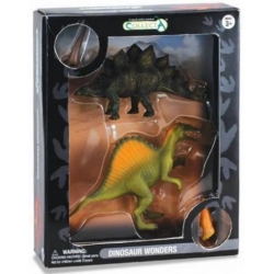 Collecta 89179 Dinozaury 2szt. z zębem i kolcem z ogona w prezentowym pudełku (004-89179) - 1