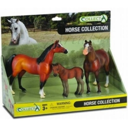 COLLECTA 88114 ZESTAW 3 KONI W PREZENTOWYM PUDEŁKU - 1