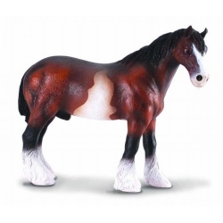 CollectA 88152 Koń rasy Clydesdale gniady  rozmiar:XL (004-88152) - 1