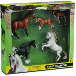 COLLECTA 89102 ZESTAW 5 KONI W PREZENTOWYM PUDEŁKU - 1